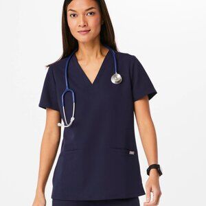Figs Navy Casma Scrub Top, Size XXS